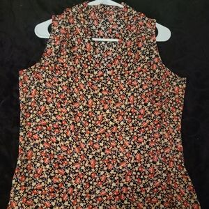 Multicolor Pretty Short Sleeve Tunic